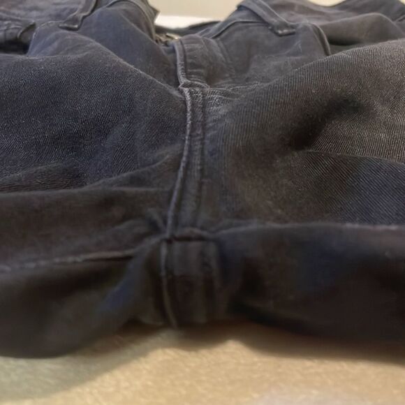 Good American- “Good Legs” Black Distressed Stars & Stripes- Size 14/32 - Picture 8 of 11